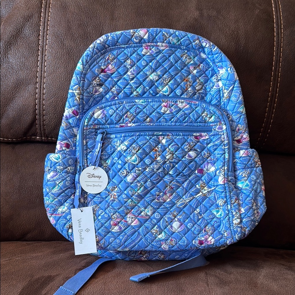Vera Bradley x Disney Cinderella Paisley Friends Backpack NWT